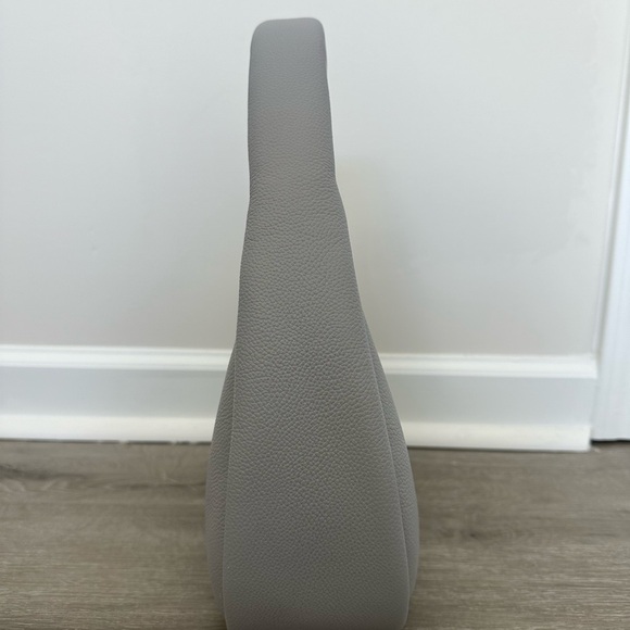 Kate Spade Kayla Crescent Leather Shoulder Bag | Mountain Grey - Picture 13 of 15